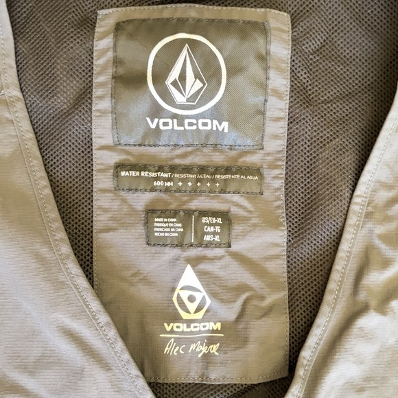 VOLCOM VEST SKATE VITALS ALEC MAJERUS GRAY & BLACK XL - Picture 2 of 8